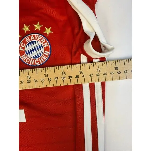 Adidas FC Bayern Munich Women’s Soccer Jersey Red Climalite Size M - Picture 7 of 10